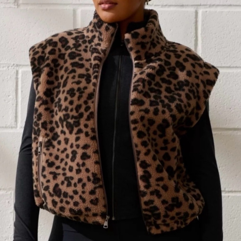Abercrombie & Fitch Leopard Print Vest